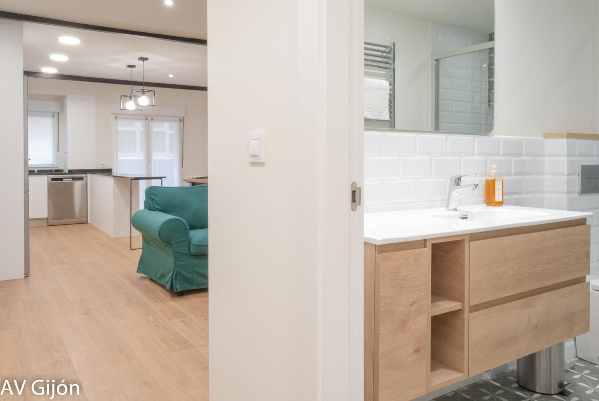 Apartamento La Playa 17 Gijón Buitenkant foto
