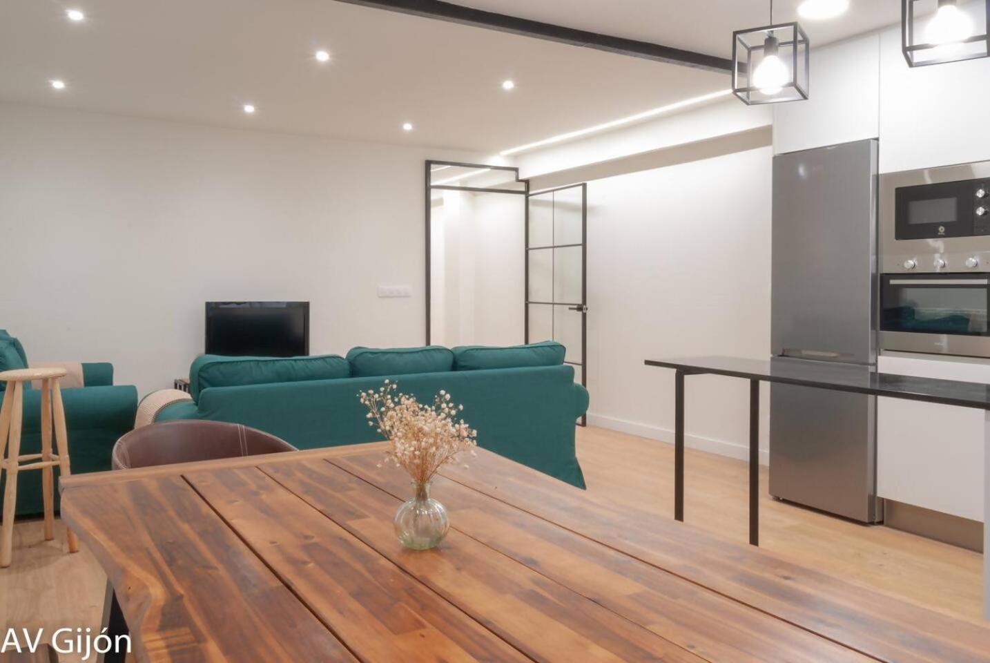 Apartamento La Playa 17 Gijón Buitenkant foto