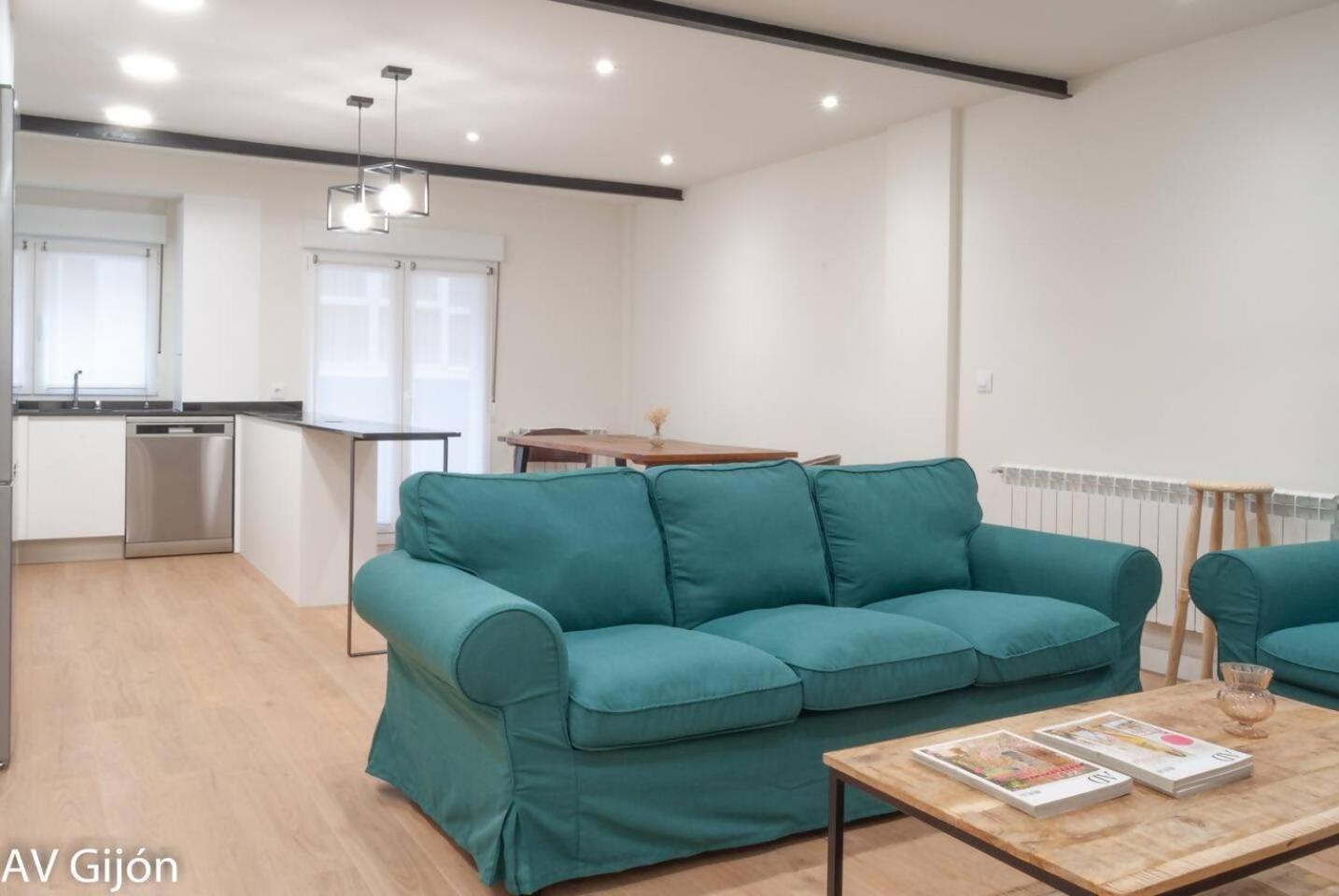 Apartamento La Playa 17 Gijón Buitenkant foto
